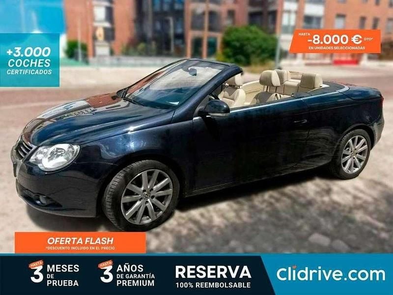 Azul Usado 2007 VW Eos Descapotable | 6190 € (Precio justo) - Imagen 1/3