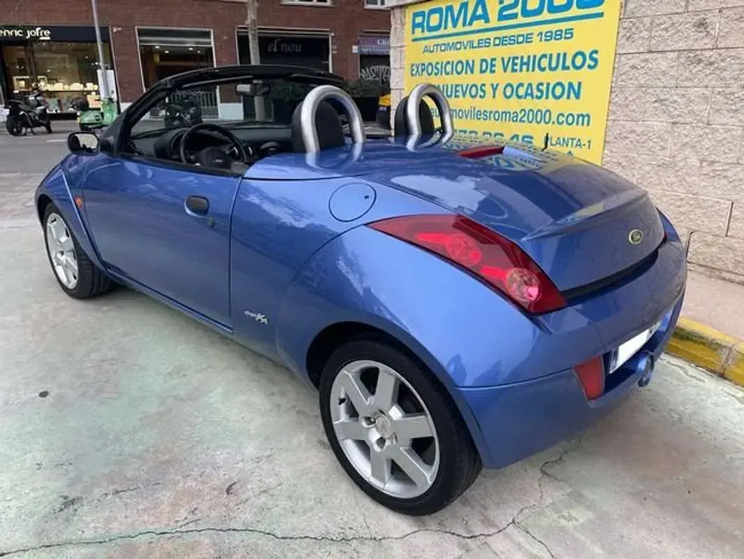 Usado Ford StreetKa 95 CV (69 kW) 2004 Azul Descapotable