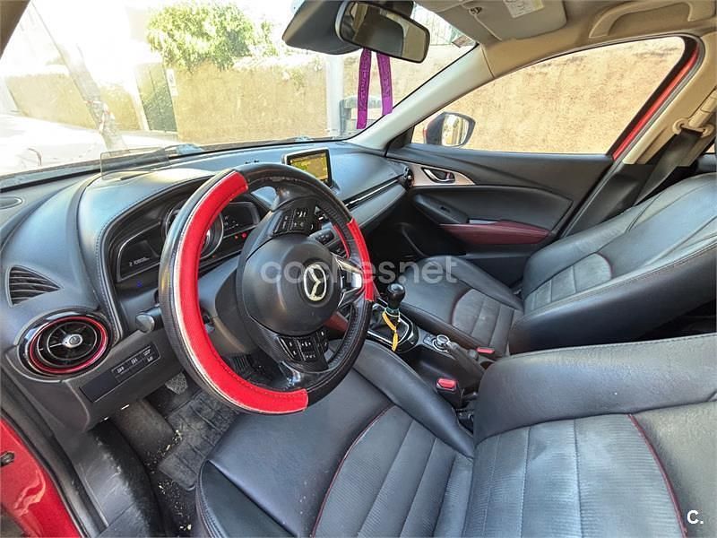 Rojo Usado 2017 Mazda CX-3 Luxury SUV | 7500 € - Imagen 1/4