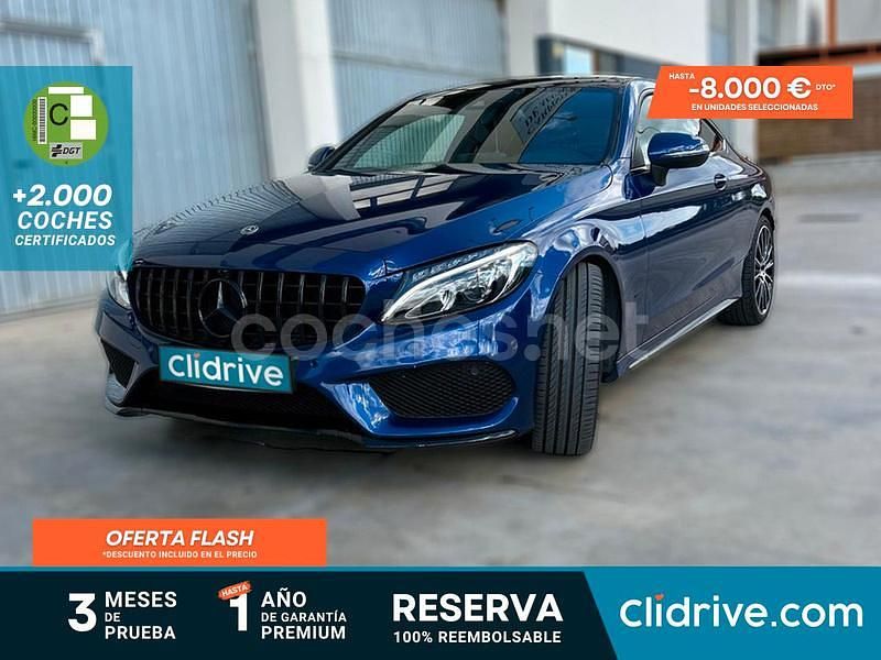 Azul Usado 2018 Mercedes C220 Coupe | 28.190 € (Super precio) - Imagen 1/3