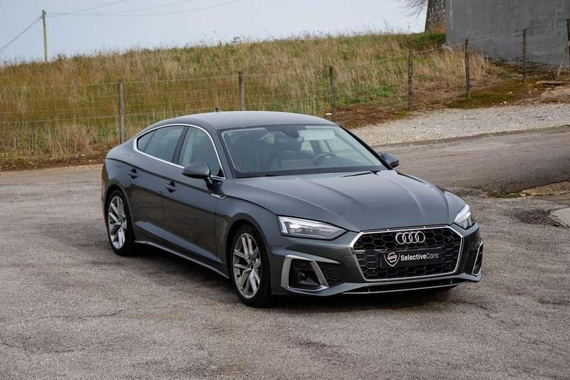 Usado Audi A5 Sportback S-Line 163 CV (119 kW) 2021 Gris Utilitario