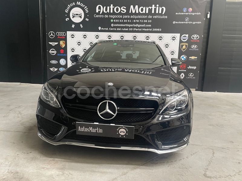 Negro Usado 2016 Mercedes C250 Exclusive Familiar | 28.899 € (Un poco caro) - Imagen 1/4