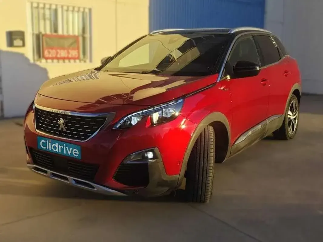 Usado Peugeot 3008 GT-line 131 CV (96 kW) 2020 Rojo SUV