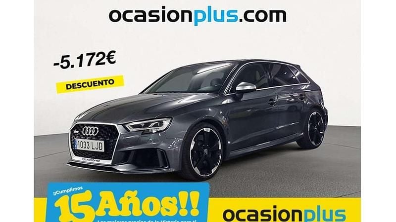Gris Usado 2020 Audi RS3 Sportback Utilitario | 40.728 € (Buen precio) - Imagen 1/4
