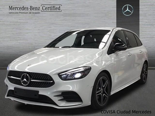 Usado Mercedes B200 AMG line 163 CV (119 kW) 2020 Blanco digital metalizado Monovolumen