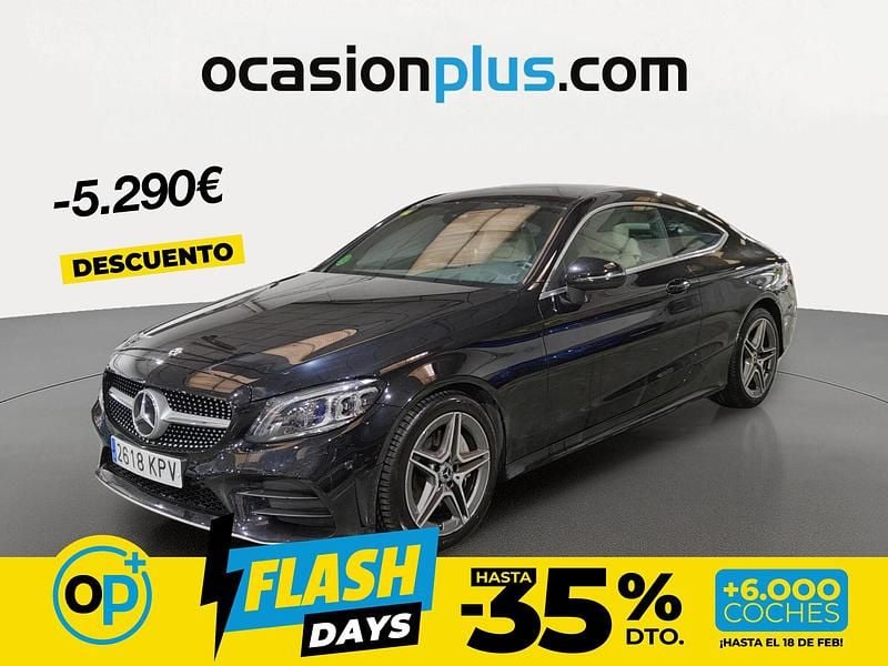 Usado Mercedes C300 258 CV (189 kW) 2018 Negro Coupe