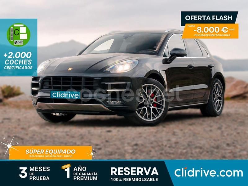 Negro Usado 2015 Porsche Macan Turbo SUV | 36.990 € (Un poco caro) - Imagen 1/3