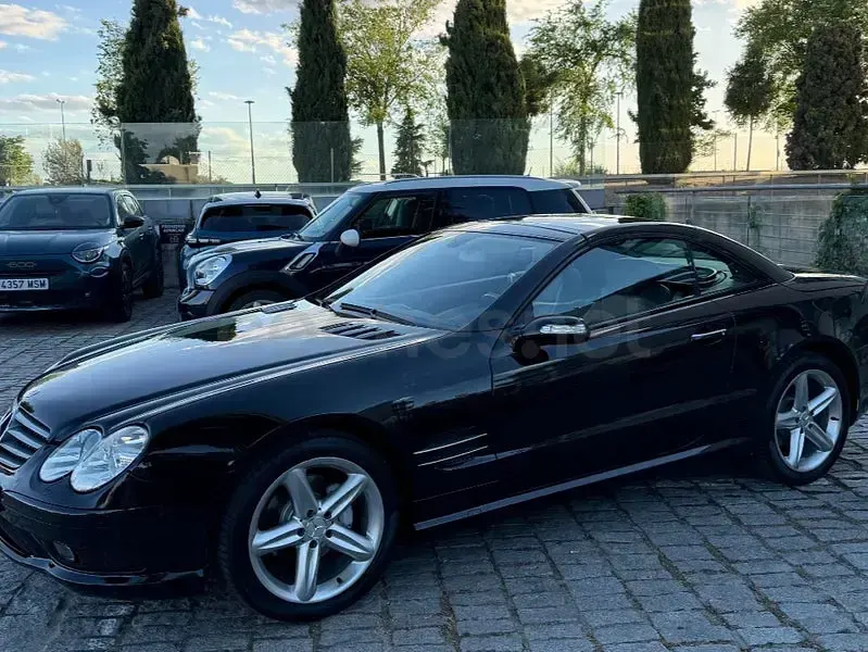 Usado Mercedes SL350 245 CV (180 kW) 2006 Negro Descapotable