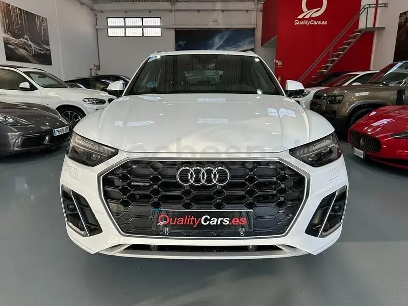 Usado Audi Q5 S-Line 204 CV (150 kW) 2021 Blanco SUV