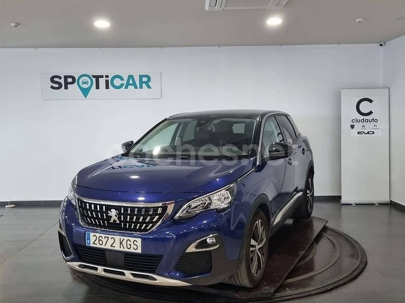Azul Usado 2018 Peugeot 3008 Allure SUV | 13.190 € (Precio justo) - Imagen 1/4