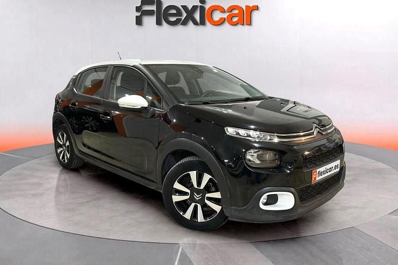 Negro Usado 2020 Citroën C3 PureTech Utilitario | 9490 € (Buen precio) - Imagen 1/4