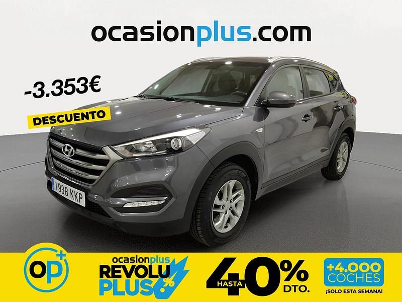 Usado Hyundai Tucson 115 CV (84 kW) 2018 Gris SUV