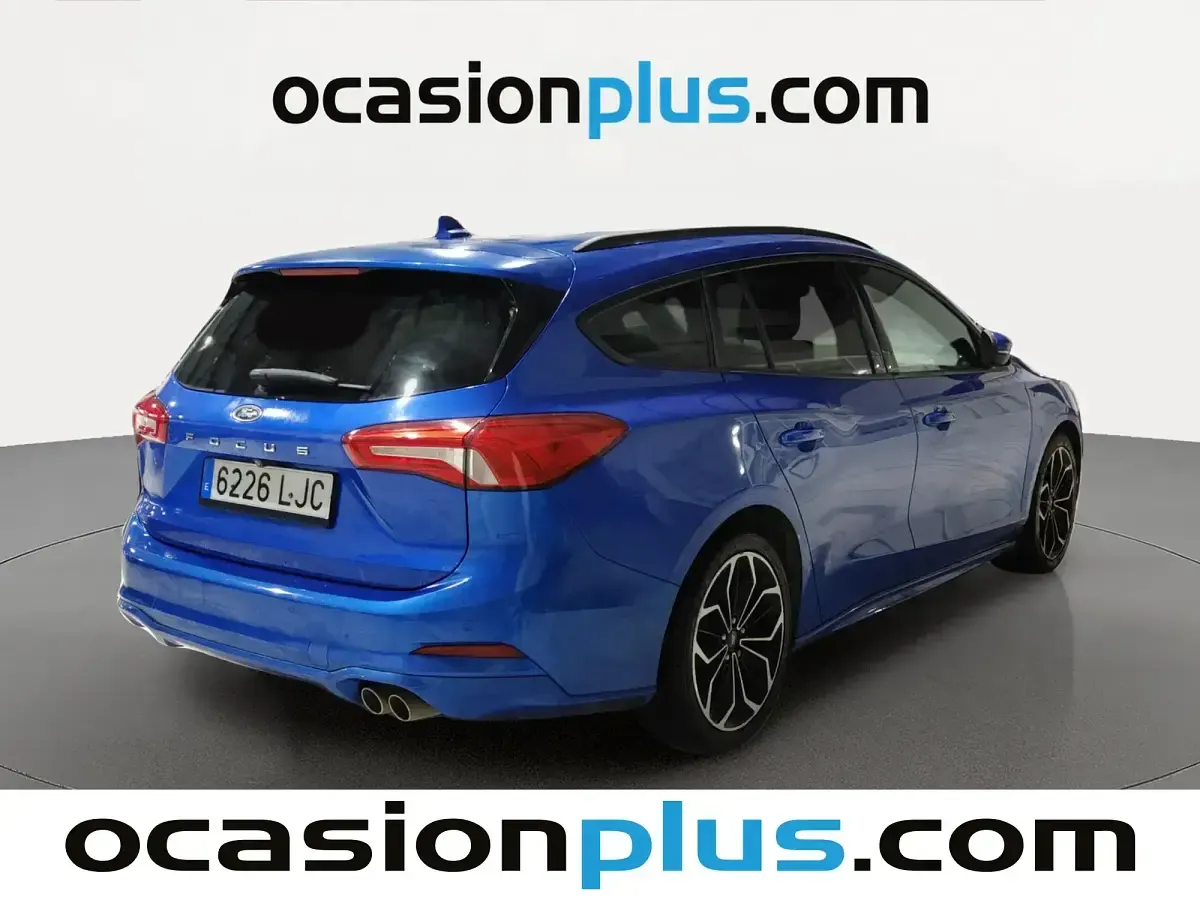 Usado Ford Focus ST-Line 125 CV (91 kW) 2020 Azul Familiar