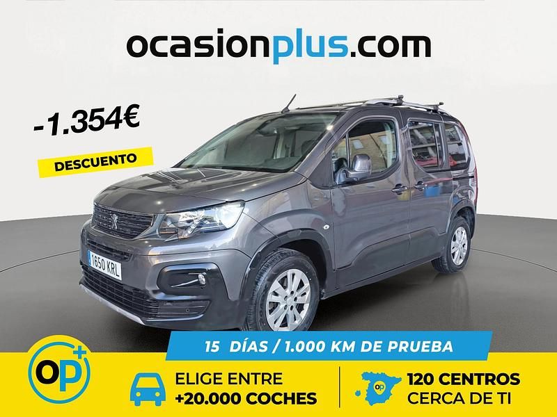 Usado Peugeot Rifter Allure 100 CV (73 kW) 2018 Gris Monovolumen