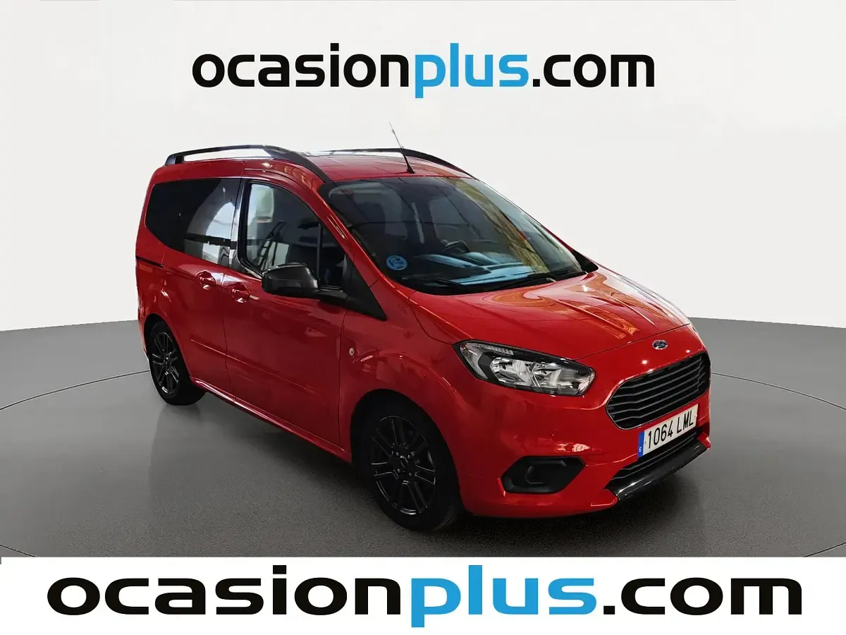 Usado Ford Tourneo Courier Sport 101 CV (74 kW) 2021 Rojo Monovolumen