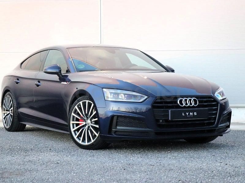Usado Audi A5 Sportback S-Line 190 CV (139 kW) 2019 Azul Utilitario