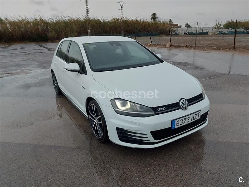 Blanco Usado 2014 VW Golf GTD Berlina | 12.100 € (Precio justo) - Imagen 1/4