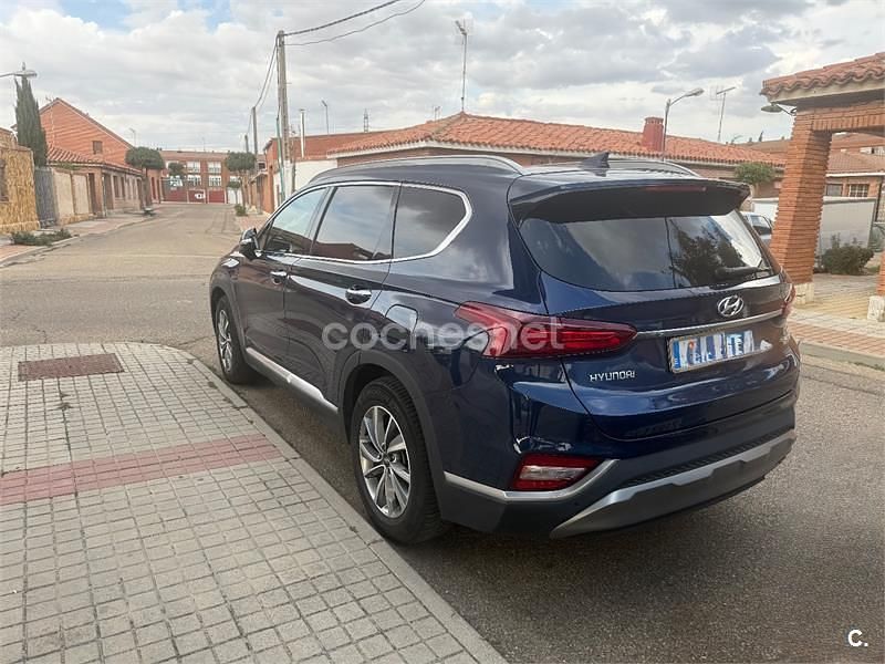 Azul Usado 2019 Hyundai Santa Fe SUV | 26.495 € (Precio justo) - Imagen 1/4