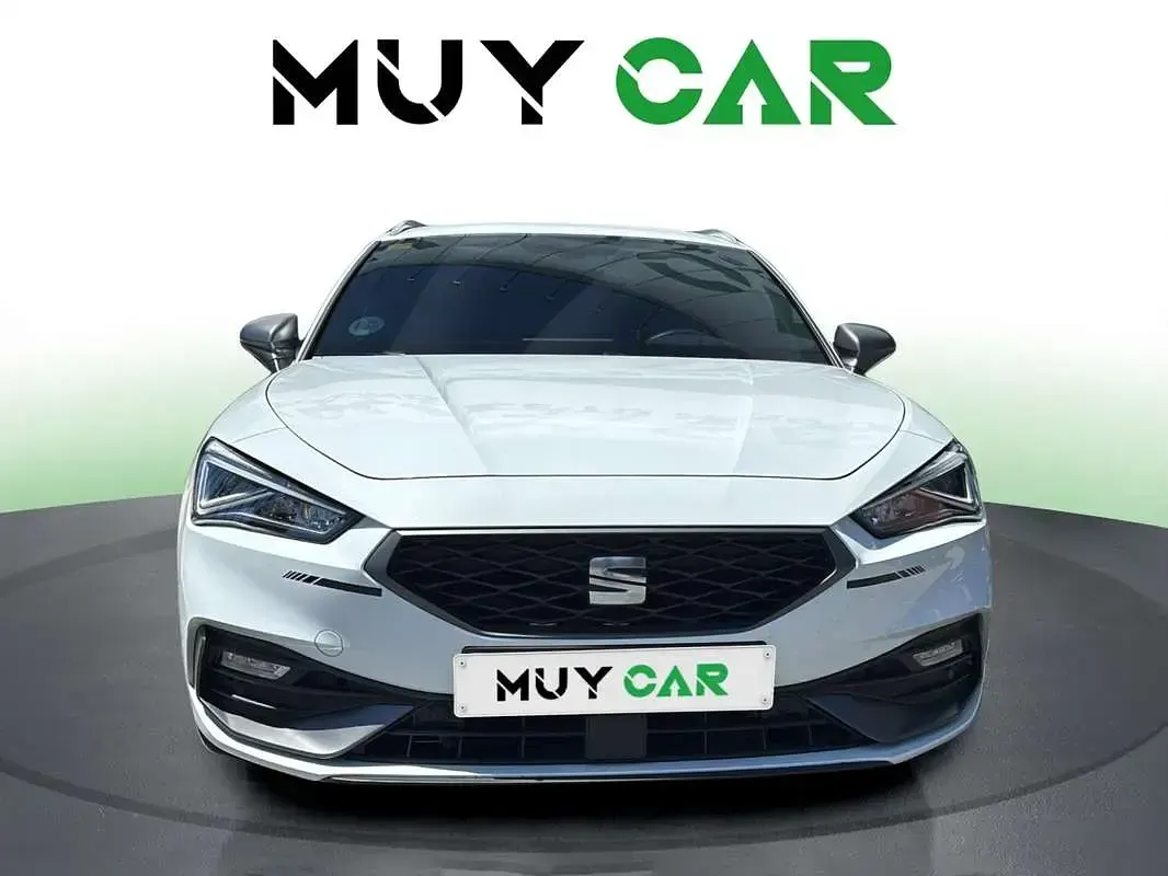 Usado Seat Leon ST FR 150 CV (110 kW) 2020 Blanco Familiar