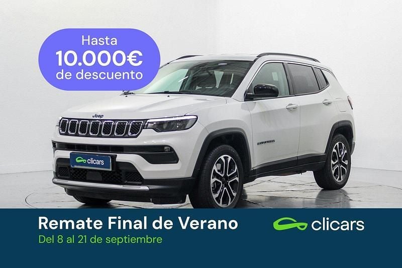 Blanco Usado 2023 Jeep Compass Limited SUV | 21.990 € (Buen precio) - Imagen 1/4