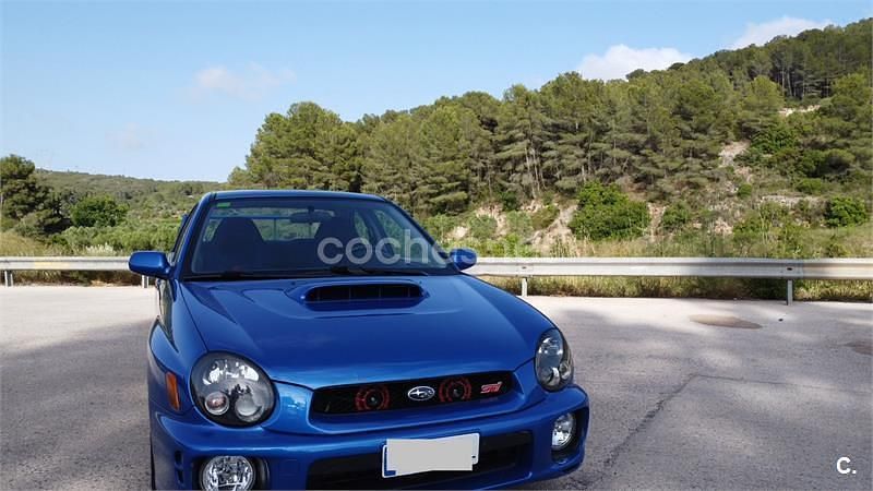 Azul Usado 2002 Subaru Impreza Berlina | 29.900 € - Imagen 1/4