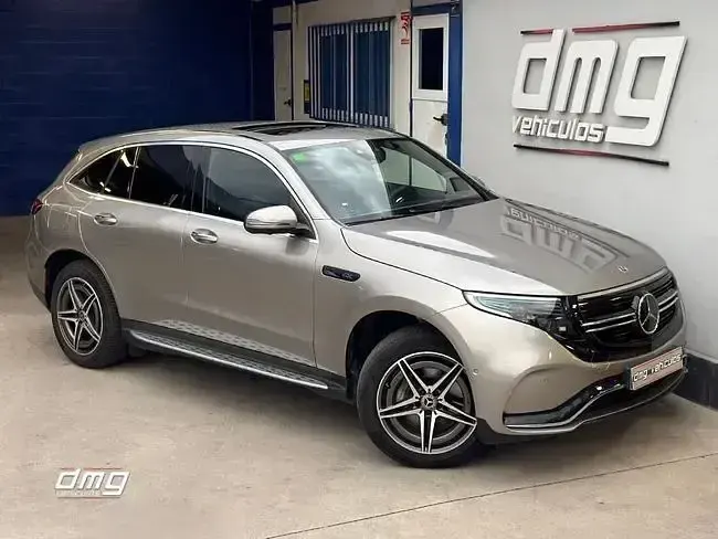 Usado Mercedes EQC400 300 kW (408 CV) 2022 Gris SUV