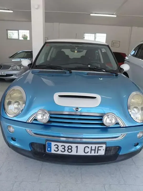 Usado Mini Cooper S 163 CV (119 kW) 2003 Azul Utilitario
