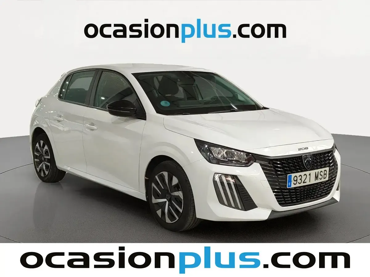 Usado Peugeot 208 Active 102 CV (75 kW) 2024 Blanco Utilitario
