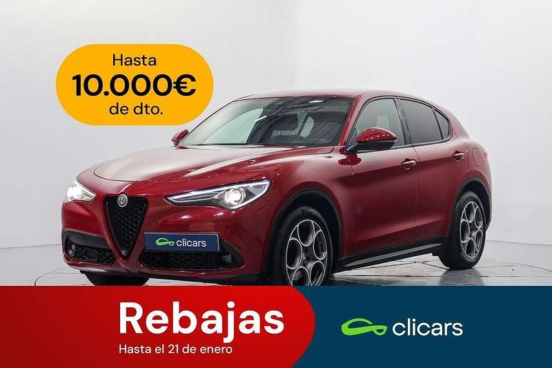 Rojo Usado 2022 Alfa Romeo Stelvio Sprint SUV | 24.490 € (Super precio) - Imagen 1/4