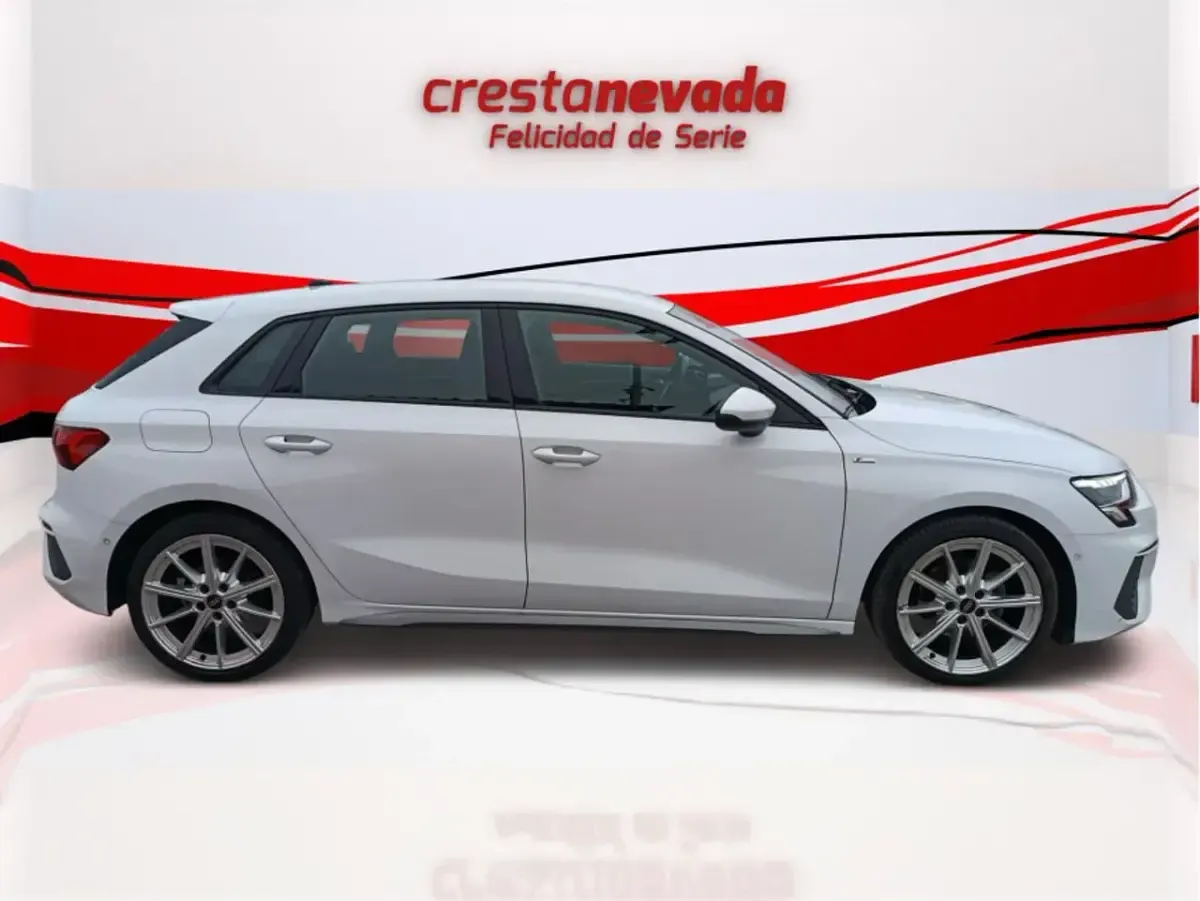 Usado Audi A3 S-Line 150 CV (110 kW) 2023 Blanco Berlina