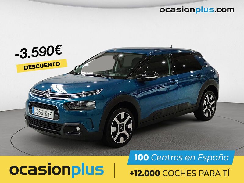Azul Usado 2019 Citroën C4 Cactus PureTech Utilitario | 13.850 € (Un poco caro) - Imagen 1/4