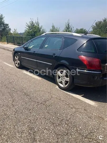 Usado Peugeot 407 136 CV (100 kW) 2005 Negro Familiar