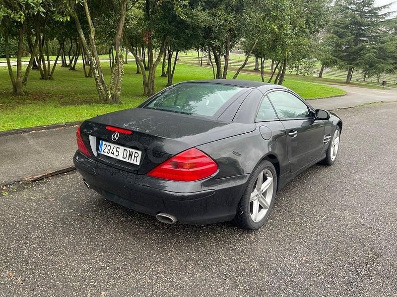 Usado Mercedes SL350 245 CV (180 kW) 2003 Negro Descapotable