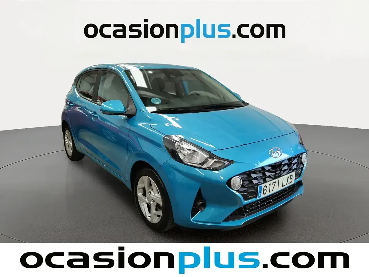 Usado Hyundai i10 67 CV (49 kW) 2022 Azul Utilitario