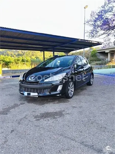 Usado Peugeot 308 90 CV (66 kW) 2010 Negro Berlina
