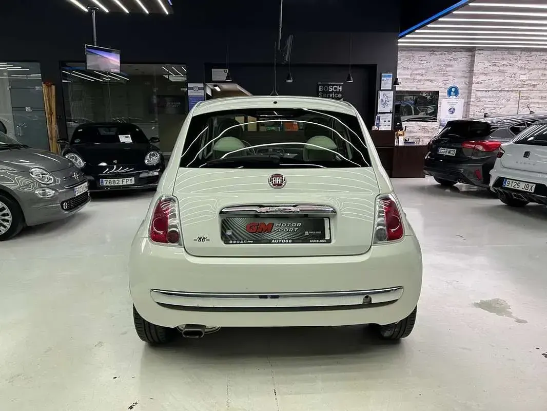 Usado Fiat 500 Lounge 68 CV (50 kW) 2014 Beige Utilitario
