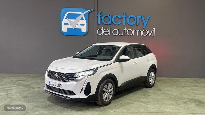 Blanco Usado 2021 Peugeot 3008 Active SUV | 17.900 € (Precio justo) - Imagen 1/4