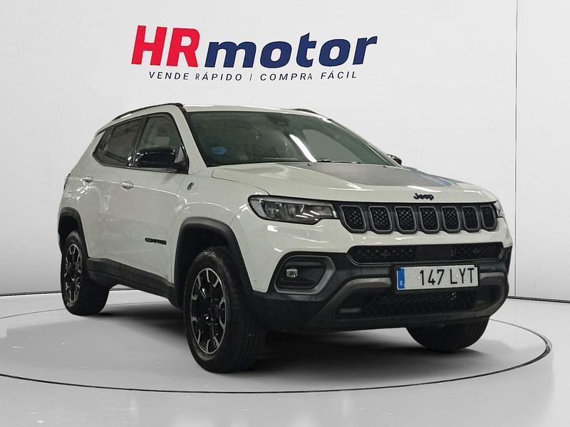 Blanco Usado 2022 Jeep Compass Trailhawk SUV | 17.990 € (Precio justo) - Imagen 1/4