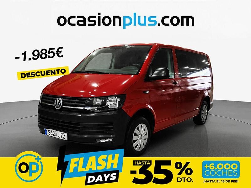 Usado VW Caravelle Trendline 102 CV (75 kW) 2017 Rojo Monovolumen
