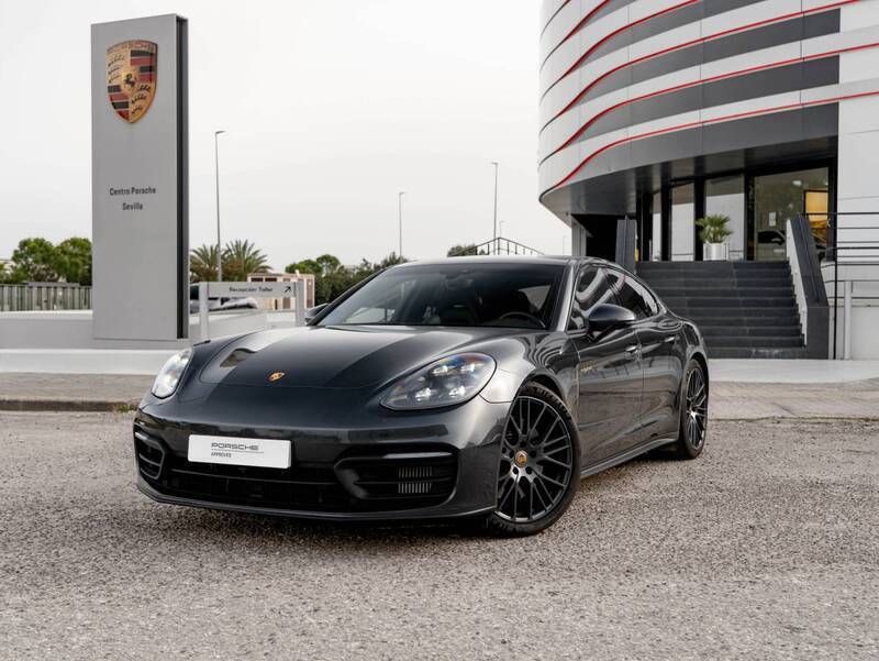 Gris vulcano metalizado Usado 2022 Porsche Panamera 4 Platinum Edition Berlina | 98.700 € (Precio justo) - Imagen 1/4