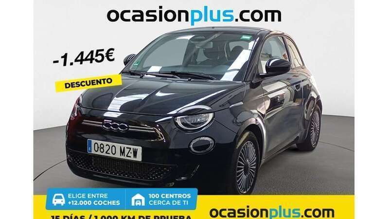 Negro Usado 2023 Fiat 500e Icon Utilitario | 14.455 € (Buen precio) - Imagen 1/4