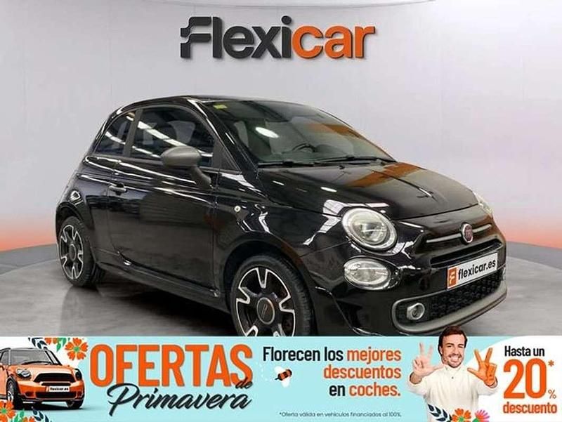 Usado Fiat 500 Lounge 69 CV (50 kW) 2018 Negro Utilitario