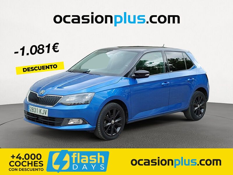 Azul Usado 2018 Skoda Fabia Berlina | 11.900 € (Precio justo) - Imagen 1/4