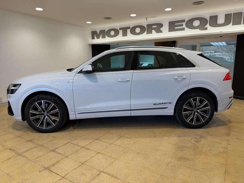 Usado Audi Q8 S-Line 286 CV (210 kW) 2018 Blanco SUV
