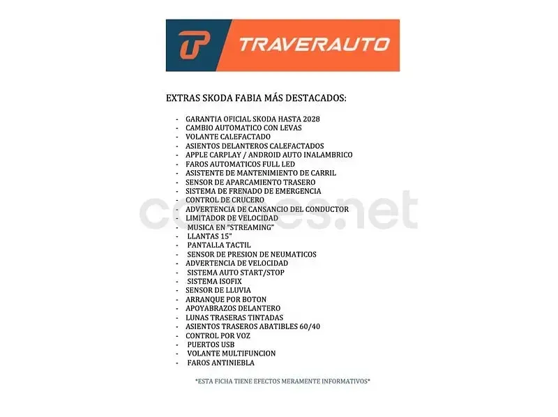 Usado Skoda Fabia Selection 115 CV (84 kW) 2025 Blanco Utilitario