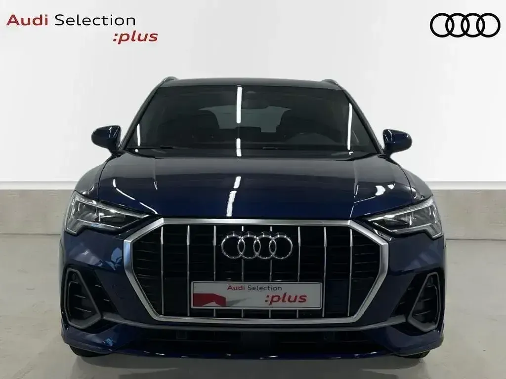 Begagnad Audi Q3 S-Line 150 HK (110 kW) 2021 Blå SUV