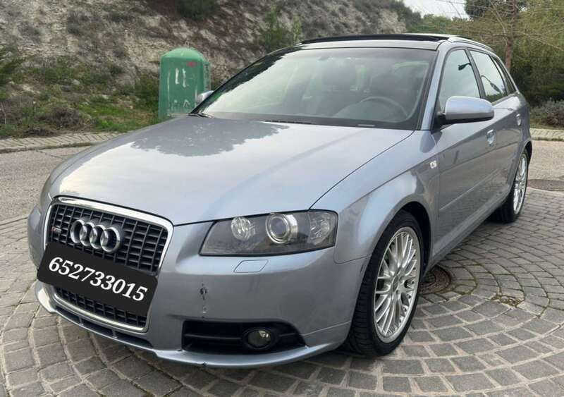 Gris Usado 2007 Audi A3 Sportback Utilitario | 8500 € (Precio justo) - Imagen 1/4