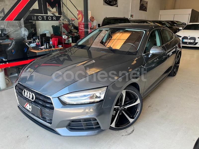 Usado Audi A5 Sportback 170 CV (125 kW) 2017 Gris / plata Utilitario