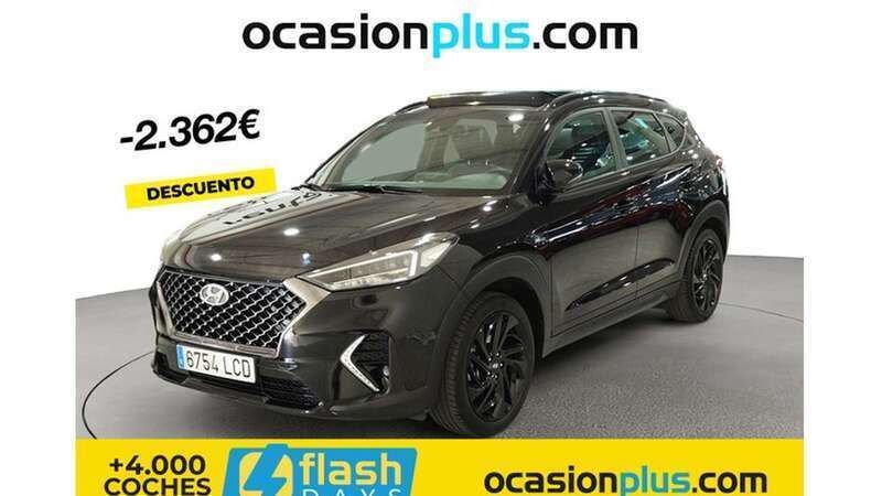 Negro Usado 2019 Hyundai Tucson N Line SUV | 23.628 € (Precio justo) - Imagen 1/4