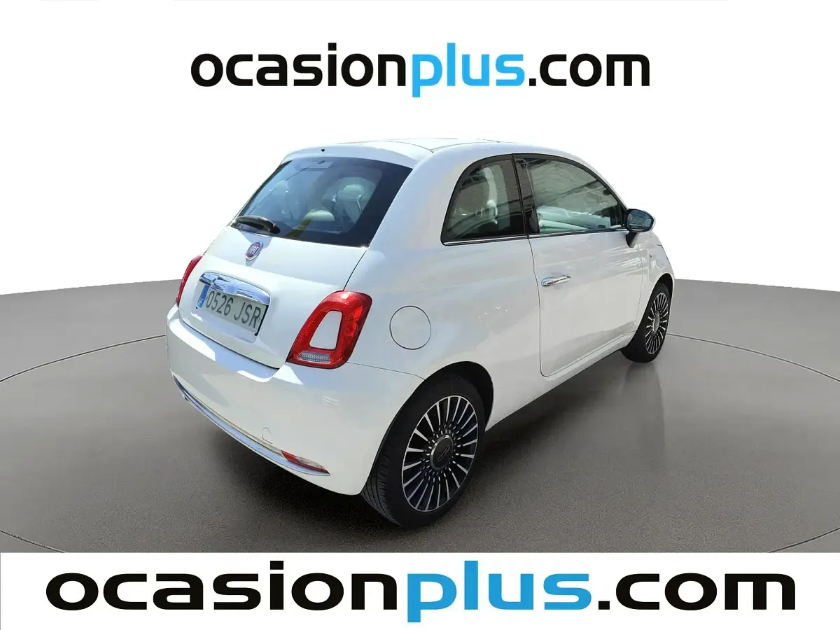 Usado Fiat 500 Lounge 69 CV (50 kW) 2016 Blanco Utilitario